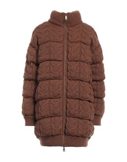 Max Mara: Коричневый пуховик 