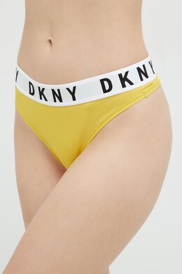 DKNY: Жёлтые шлёпанцы 