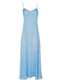 Temperley London: Платье с принтом 