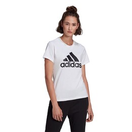 Adidas: Белая футболка  Essentials