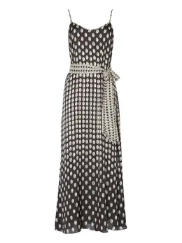 Temperley London: Платье с принтом 