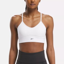 Reebok: Белый бюстгальтер 