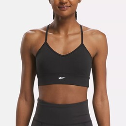 Reebok: Чёрный бюстгальтер 