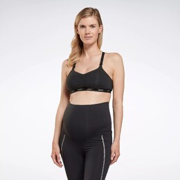 Reebok: Чёрный бюстгальтер 
