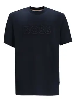 BOSS: Синяя футболка 