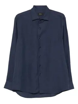 Brioni: Рубашка с длинным рукавом 