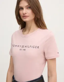Tommy Hilfiger: Хлопковая футболка 