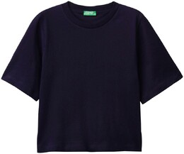 United Colors Of Benetton: Синяя футболка 