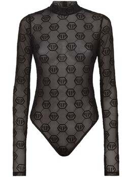 Philipp Plein: Чёрный боди 