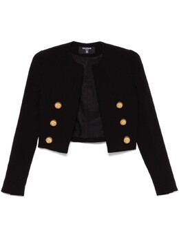 Balmain: Чёрный жакет 