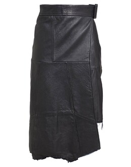 Balenciaga: Чёрная юбка 