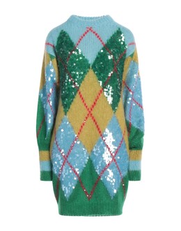 Gucci: Голубой свитер 