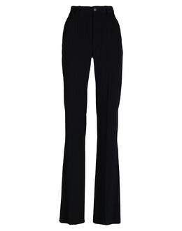 Balenciaga: Чёрные брюки 