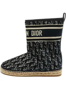 Christian Dior Pre-Owned: Синие мокасины 