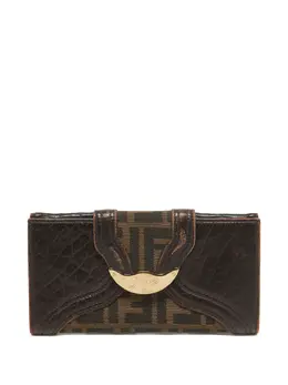 Fendi Pre-Owned: Коричневый кошелёк 
