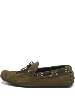 Fendi Pre-Owned: Зелёные туфли 