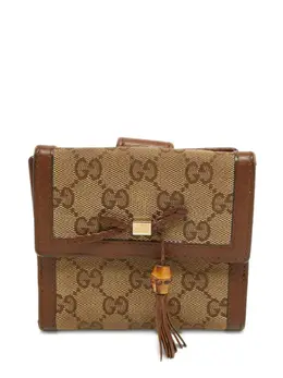 Gucci Pre-Owned: Коричневый кошелёк 