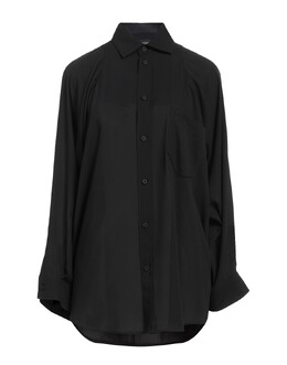 Balenciaga: Чёрная рубашка 