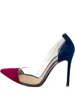 Gianvito Rossi: Голубые туфли  Plexi