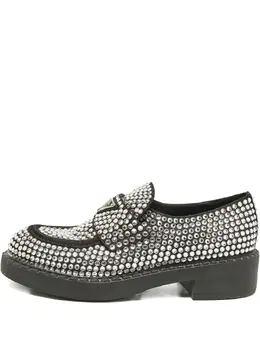 Prada Pre-Owned: Чёрные лоферы 