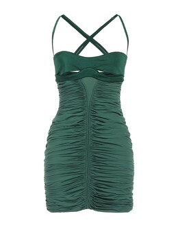 MUGLER: Зелёное платье 
