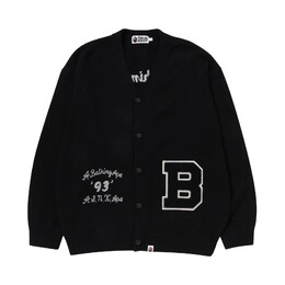 A BATHING APE: Чёрный кардиган 