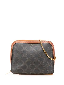Céline Pre-Owned: Коричневый клатч 