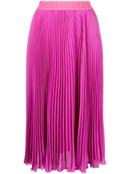 Versace Jeans Couture: Плиссированная юбка 