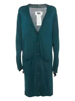 Maison Martin Margiela Pre-Owned: Зелёный кардиган 