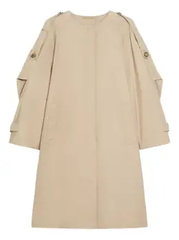Max Mara: Плащ без воротника 
