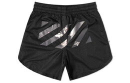 Off-White: Шорты  Caravaggio Arrows в сетку