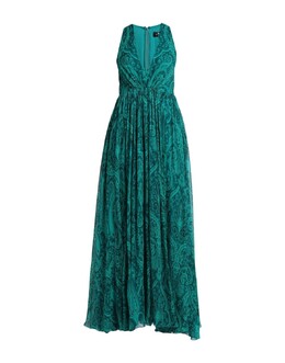 Etro: Зелёное платье 