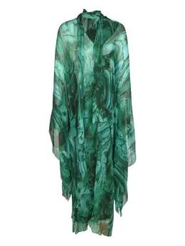 Roberto Cavalli: Платье с принтом 