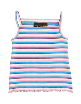 Trussardi: Розовая футболка 