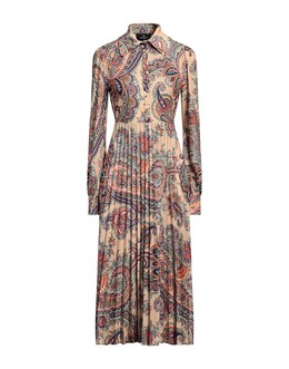 Etro: Бежевое платье 