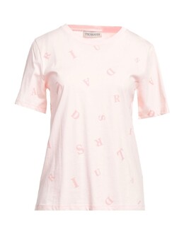 Trussardi: Розовая футболка 