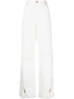 Blumarine: Джинсы с завышенной талией 