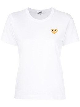 Comme Des Garçons Play: Белая футболка 