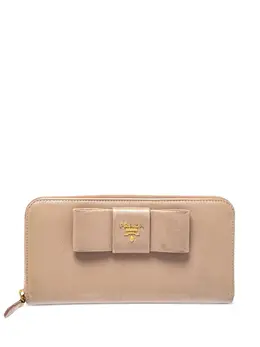 Prada Pre-Owned: Бежевый кошелёк 