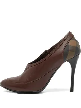 Burberry Pre-Owned: Коричневые ботинки 