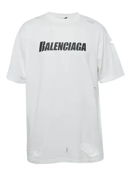 Balenciaga Pre-Owned: Рваная футболка 