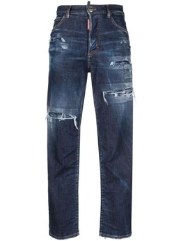 Dsquared2: Джинсы с завышенной талией 