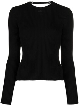 Courreges: Чёрный топ 