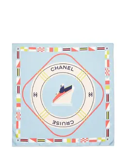 CHANEL Pre-Owned: Шарф с принтом 