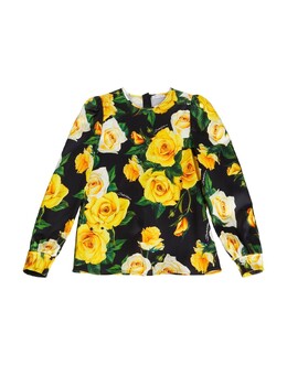 Dolce & Gabbana: Чёрный топ 