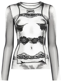 Jean Paul Gaultier: Чёрный топ 