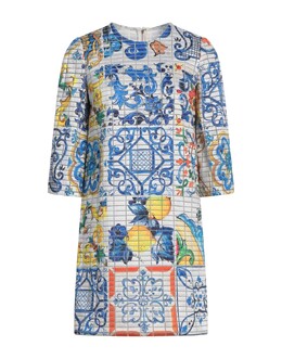Dolce & Gabbana: Синее платье 