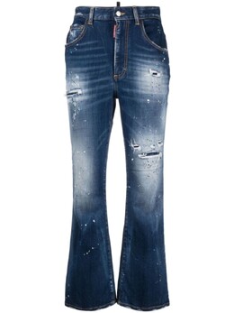 Dsquared2: Расклешённые джинсы 