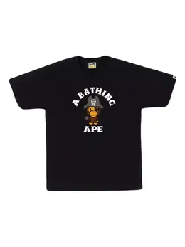 A BATHING APE®: Чёрная футболка 