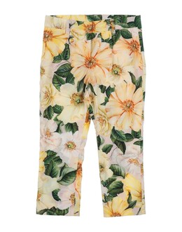 Dolce & Gabbana: Жёлтые брюки 